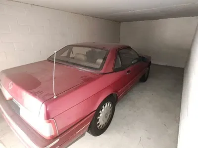 Red Auction Car Side View