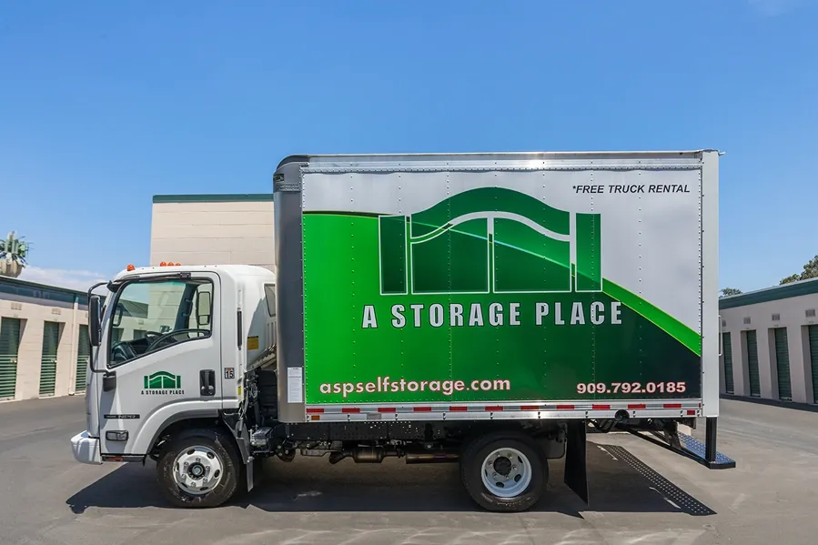 A Storage Place Moving Truck.