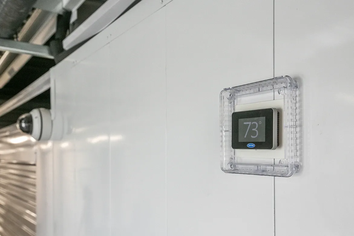 Temperature controlled and security camera.