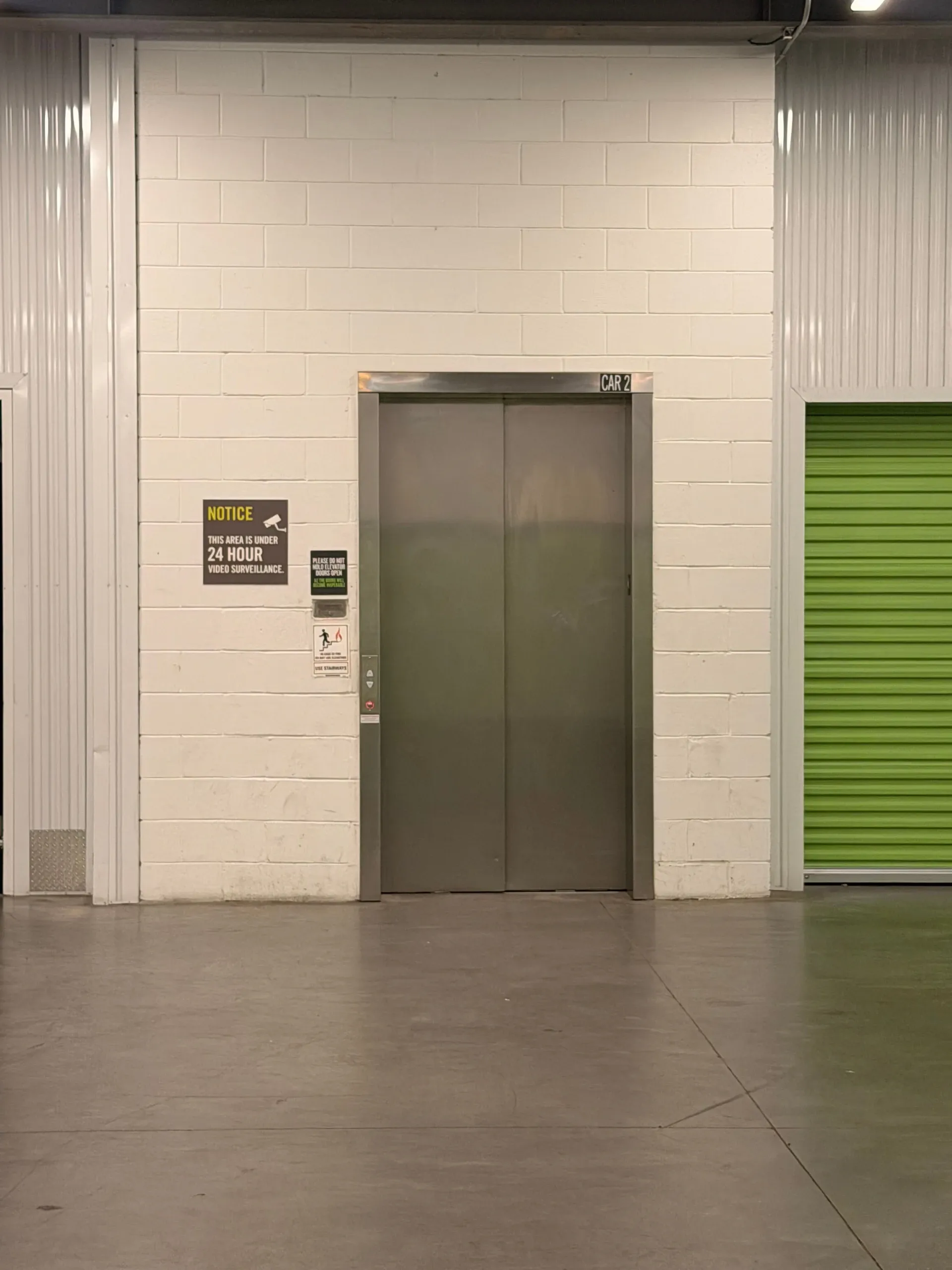 Storage Facility Interior Units