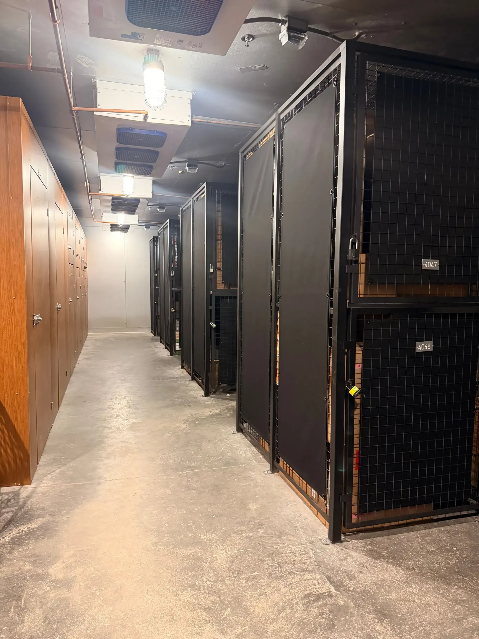Storage Facility Interior Units